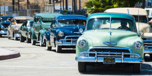Classic cars will be on display at the Los Angeles waterfront during Cars and Stripes Forever.Photo courtesy of the Port of L.A.